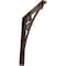 Ekena Millwork Crawley Wrought Iron Bracket, (Single center brace), Antiqued Copper 1 1/2"W x 10"D x 12"H BKTM01X10X12SCRACO - alternate 1